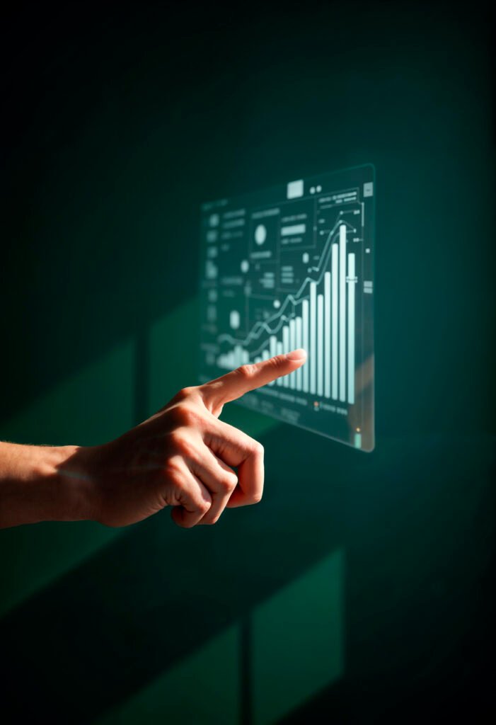 Data & Analytics 16 business technology showing data analytics digital interface